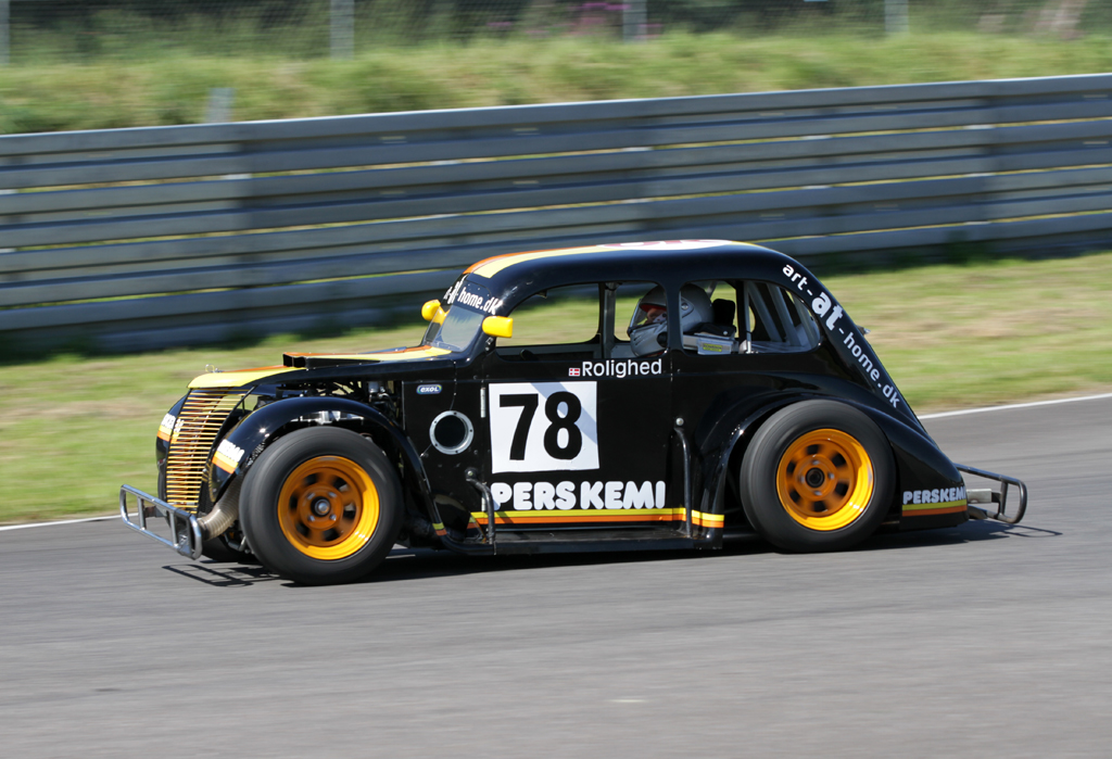 Lasse Rolighed vandt sin sejr i Legend Cup
(Foto: Motorsporten.dk)
